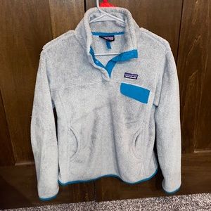 Patagonia Grey Fuzzy Pullover